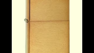 Зажигалка Zippo 204 B Brushed Brass [upl. by Aiak]