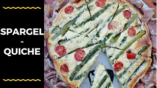 SpargelQuiche vom Holzkohlegrill  vegetarisch [upl. by Goines958]