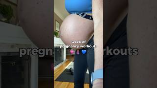 5 Days of Pregnancy Workouts At Home shorts pregnancy pregnant [upl. by Tammy]