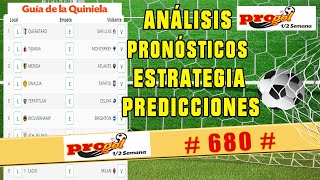 ✅ PROGOL MEDIA SEMANA 680 ✅ [upl. by Lennon721]