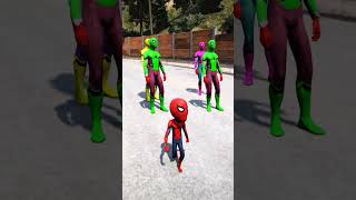 SPIDERMAN SAVED ELEPHANT FROM HIS SPIDEYCAR shortsfeed gta gta5 [upl. by Attenwahs341]