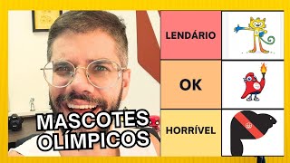 TODOS MASCOTES DAS OLIMPÍADAS  Tier List [upl. by Retsehc971]