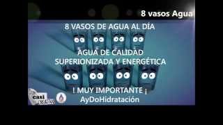 8 vasos de AGUA al día y sus beneficios Hidratantes Casi Creativo [upl. by Hillman]