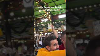 Inside Augustiner Tent at Oktoberfest 🍻 Full Vlog on Channel oktoberfest münchen munichgermany [upl. by Aidnic18]