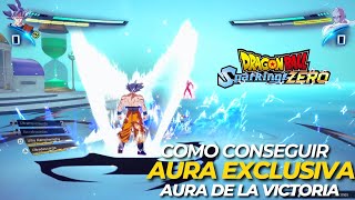 COMO conseguir el AURA DE LA VICTORIA y una CAPSULA ESPECIAL SIN MODS en Sparking Zero dragonball [upl. by Hobie]