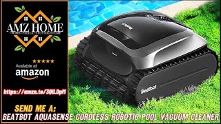 Overview Beatbot AquaSense Cordless Robotic Pool Vacuum Cleaner Intelligent Path OpimizationAmazon [upl. by Suirad663]