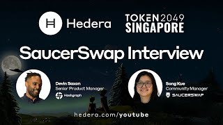 TOKEN2049 Singapore  SaucerSwap Interview [upl. by Assirt]