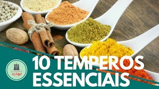 10 TEMPEROS ESSENCIAIS PARA TER EM CASA  ESPECIARIAS [upl. by Arber]