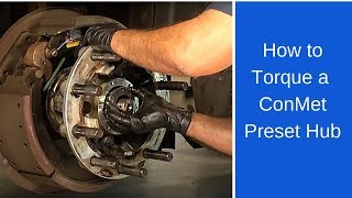 Properly torque a ConMet PreSet hub [upl. by Noskcaj]