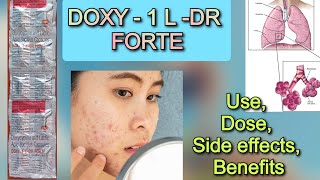 Acne मुहांसे Doxycycline capsules uses in hindi  Doxy 1 L DR Forte capsules use [upl. by Virgil]