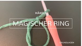 Häkeln Grundlagen Magischer Ring [upl. by Hecker549]