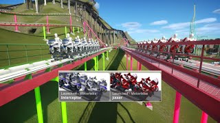 Planet coaster Dueling bike costers [upl. by Merralee]