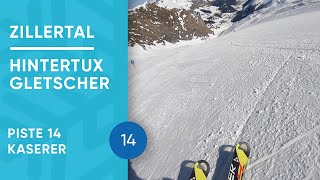 Hintertuxer Gletscher  Piste 14  Kaserer [upl. by Ahern]