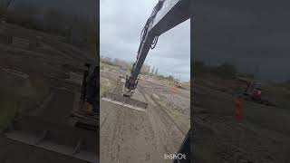 excavator sweden grävmaskin video shorts shortvideo operator reels construction [upl. by Ecnarrat323]