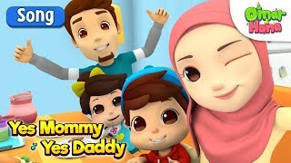 Omar amp Hana  Yes Mommy Yes Daddy  Islamic Cartoon for Kids  Nasheed [upl. by Skolnik]