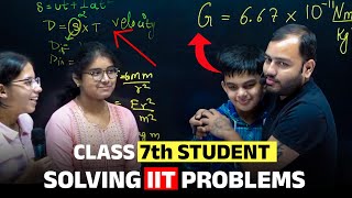 This class 7th KID is Answering IIT Questions 😱  🔴 Live with Alakh sir [upl. by Bellda746]