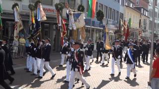 Peiner Freischiessen 2015  Fahnenumzug 2015 HD [upl. by Azer]