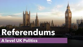 Referendums AQA A level Politics [upl. by Han]