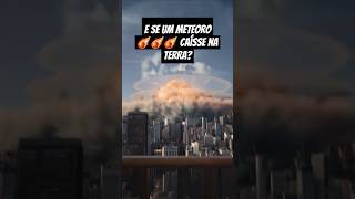 Simulação de meteoro atingindo a terra ☄️ Meteoro Impacto Destruição [upl. by Gerda]