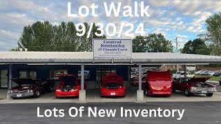 Central Kentucky Classic Cars Lot Walk 93024 [upl. by Ingraham]