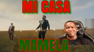 MI CASA  MAMELA OFFICIAL MUSIC VIDEO  REACTION [upl. by Namaan]