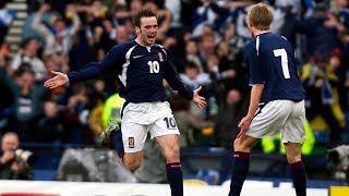 James McFadden Goal v Netherlands  19 November 2003 [upl. by Aiclef]