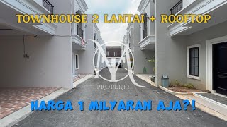 RUMAH JAKARTA SELATAN AMERICAN STYLE 2LANTAI  ROOFTOP ONEGATE SYSTEM SECURITY 24JAM [upl. by Naimed]