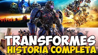 A história COMPLETA dos TRANSFORMERS desde os tempos antigos até o universo cinematográfico [upl. by Atinwahs493]