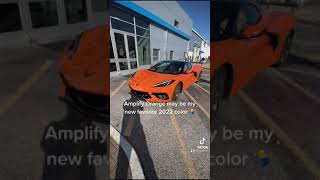 2022 C8 Corvette in Amplify Orange  This Color is Fire [upl. by Florin]