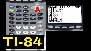 TI84 Calculator  10  Calculating Derivatives and Integrals [upl. by Ahsitel]