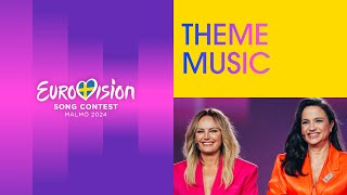 Eurovision Song Contest  Malmö 2024 Theme Music 🇸🇪  unitedbymusic [upl. by Halilad]