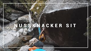 Chris Rauch doing the FIRST ASCENT of Nussknacker Sit 8B  Zillertal  Austria [upl. by Cointon]