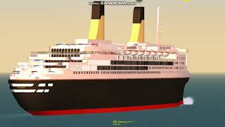 RMS Britannia Sinking in North Atlantic [upl. by Rossy]