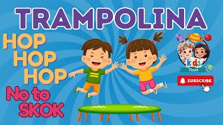 TRAMPOLINA  Piosenki dla dzieci KidsPlanet ⭐️⭐️ [upl. by Galen945]