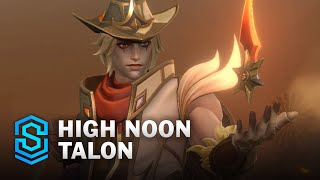 High Noon Talon Wild Rift Skin Spotlight [upl. by Nattie]