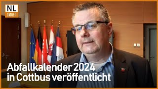 Cottbus  Neuer Abfallkalender 2024 veröffentlicht [upl. by Yttig]