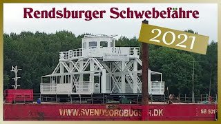 Hier kommt die neue Rendsburger Schwebefähre  2 September 2021 [upl. by Ahsiam]