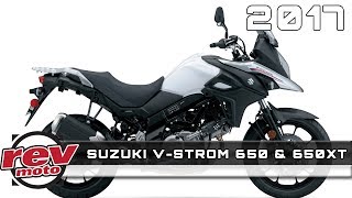 2017 SUZUKI VSTROM 650 amp VSTROM 650XT Review Rendered Price Release Date [upl. by Enitsirc]