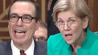 Elizabeth Warren CRUSHES Steven Mnuchin for Refusing to Regulate His Big Banker Cronies [upl. by Elva]