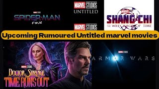 Every Upcoming Untitled And Rumoured Marvel Movies marvel avengers marvelstudios [upl. by Menard893]