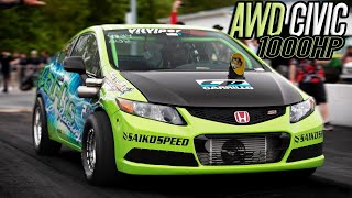 Fastest 9th Gen Civic in the WORLD And it’s AWD [upl. by Lanni334]