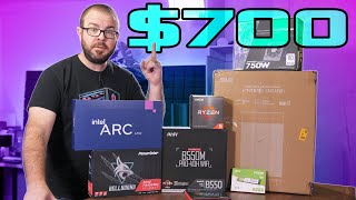 Building the Best 700 Gaming PC Possible [upl. by Atineg]