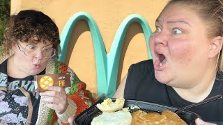 Crystal and Tammy review the worlds only blue Mcdonalds [upl. by Harod474]