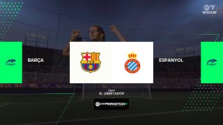 Barcelona vs Espanyol 13102024 Liga F Femenino FC 25 [upl. by Gaut187]