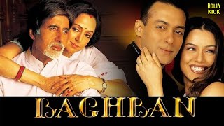 Baghban  Hindi Full Movie  Salman Khan Amitabh Bachchan Hema Malini Mahima Chaudhary Rimi Sen [upl. by Duaner]