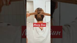 😱 Messy Bun Greasy Hairstyle  Medium amp Long Hairstyle [upl. by Corabella922]