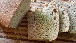 Easy Whole Wheat Sourdough Sandwich Bread [upl. by Nahtannhoj]