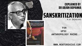 SANSKRITIZATION Anthropology for UPSC exams [upl. by Gilpin433]