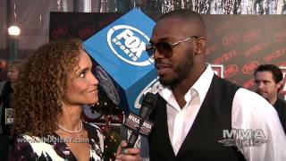 Champ Jon Jones Talks Lyoto Machida Fight  MMA Going Mainsteam on UFC on FOX Red Carpet [upl. by Brendon587]