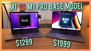 14quot Base model M1 Pro vs 13quot M1 MacBook worth 700 more [upl. by Tebasile]